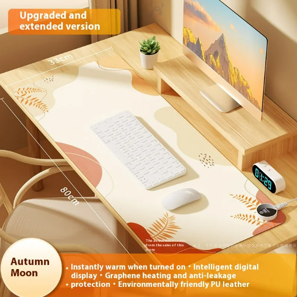 Heated Gaming Mouse Pad & Desk Mat
