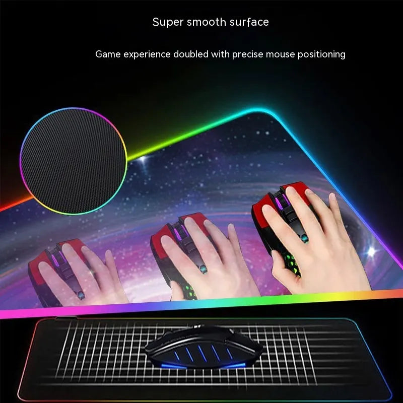 Oversized Luminous RGB Mouse Pad