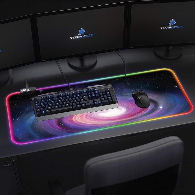 Oversized Luminous RGB Mouse Pad