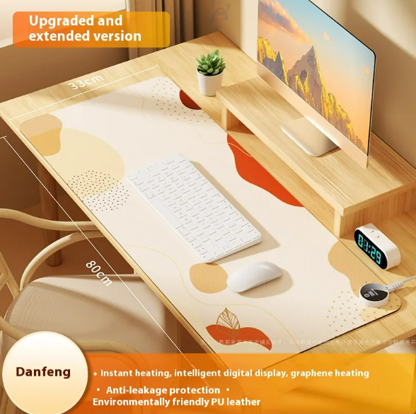 Heated Gaming Mouse Pad & Desk Mat