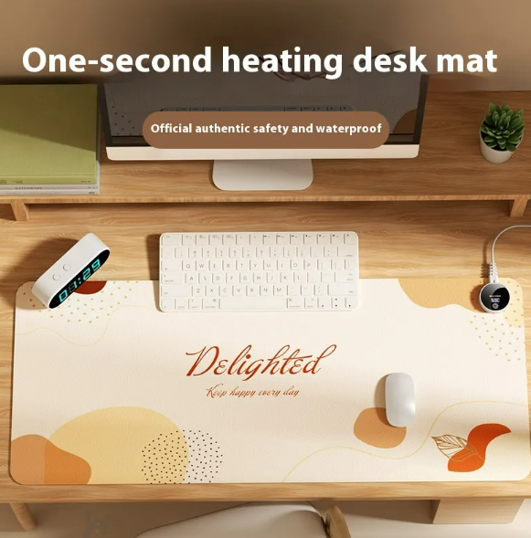Heated Gaming Mouse Pad & Desk Mat